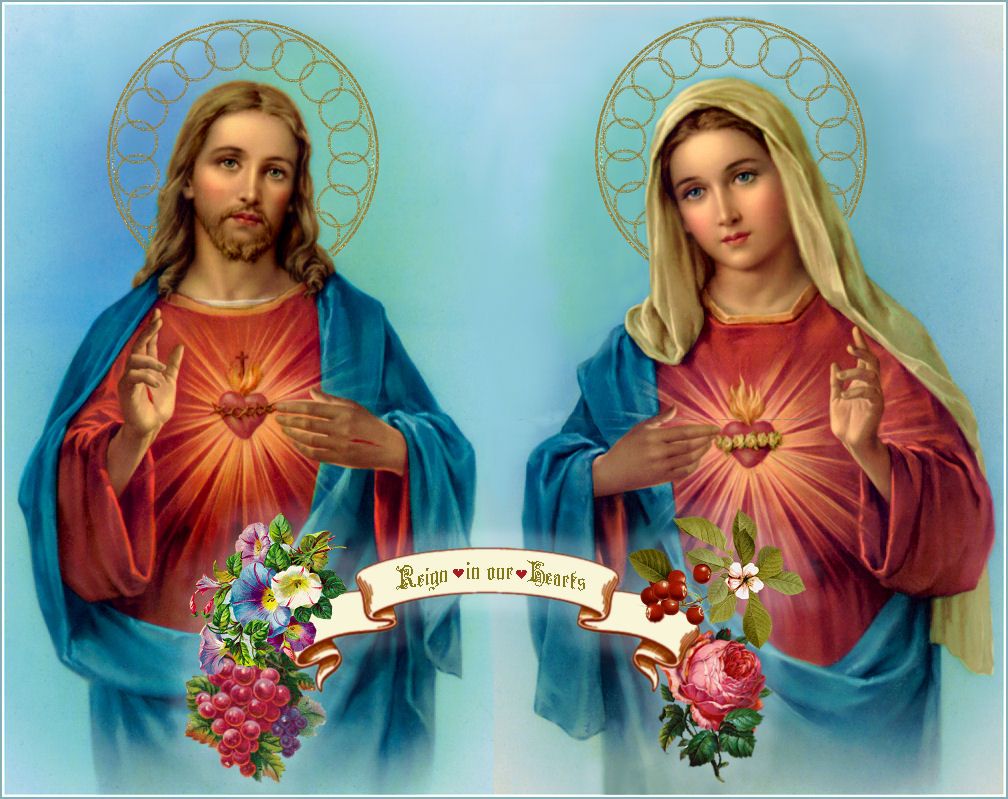 Sacred Hearts Jesus & Mary